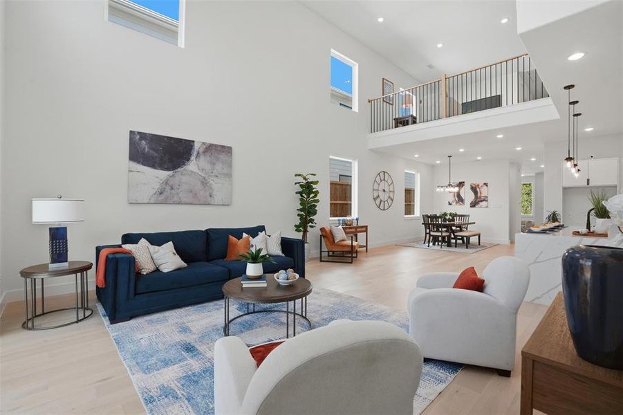 Furnished interior view inside a new home in , Dallas (Image 26).