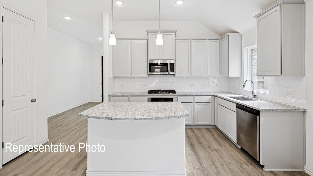Furnished interior view inside a new home in The Oaks, Red Oak (Image 4).