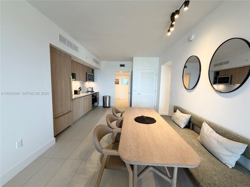 Furnished interior view inside a new home in , Miami (Image 6).