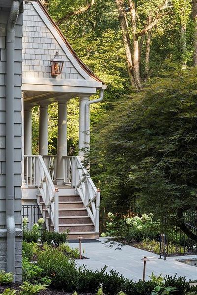 Exterior details and patio area of a home in , Atlanta (Image 3).