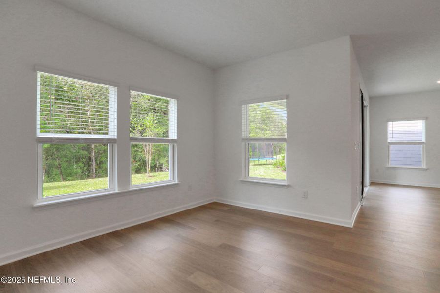 Spacious, unfurnished interior of a new home in TrailMark, St. Augustine (Image 27). Spacious, unfurnished interior of a new home in TrailMark, St. Augustine (Image 27).