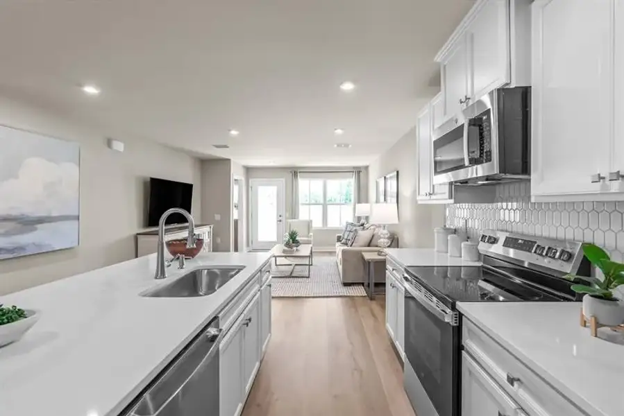 Furnished interior view inside a new home in Reidville Villas, Reidville (Image 10).