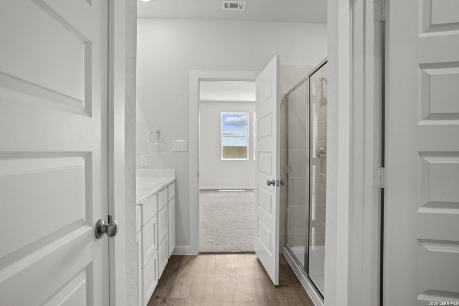 Furnished interior view inside a new home in Agave, San Antonio (Image 13).