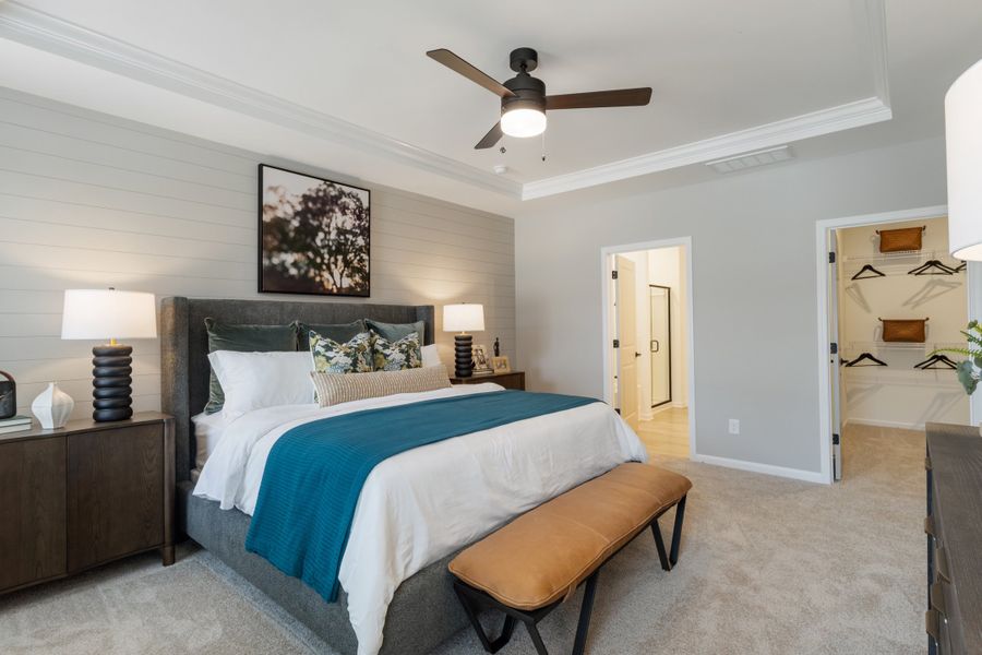 Representative furnished interior of a home built from the Julie II by Great Southern Homes in Peachtree Hills, Lexington (Image 20).