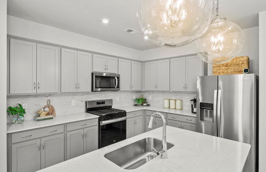Furnished interior view inside a new home in Sweetwater Hills, Moore (Image 19).