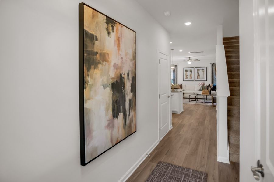 Furnished interior view inside a new home in Jackson Hills, Clarksville (Image 4).