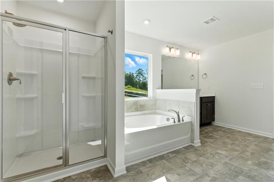 Furnished interior view inside a new home in Maple Village, Adairsville (Image 9).