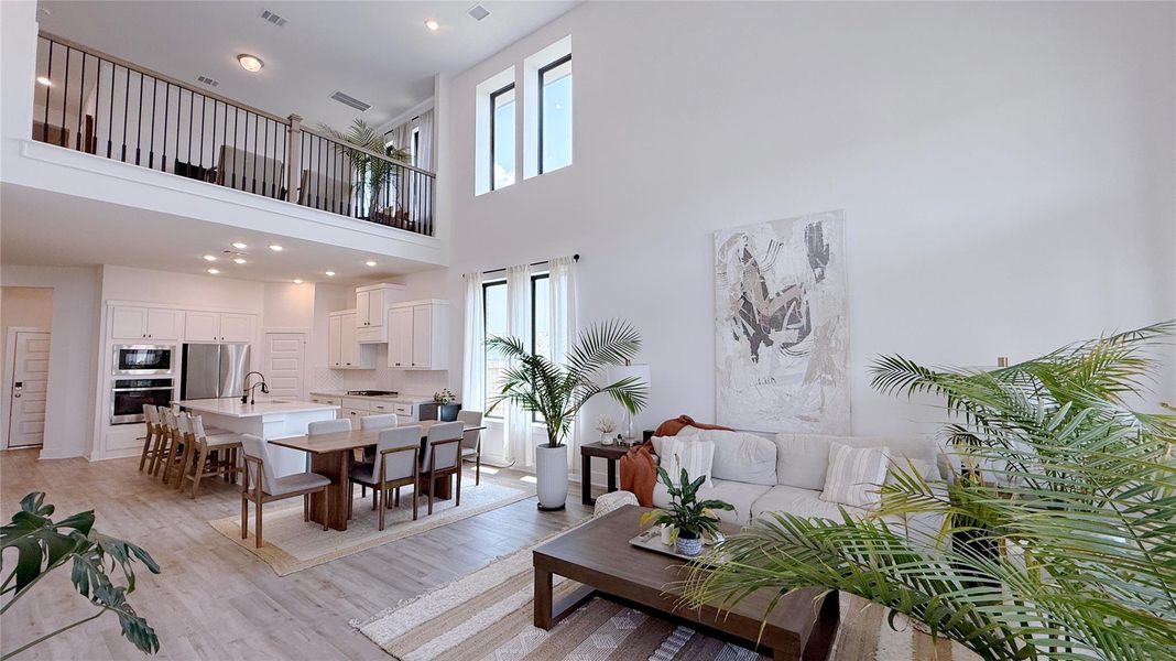 Furnished interior view inside a new home in , Fulshear (Image 17).