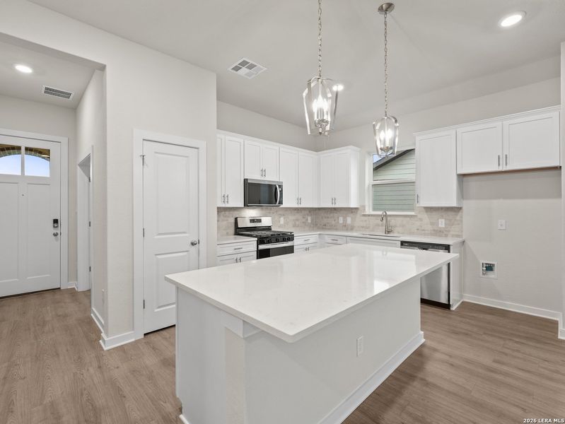 Furnished interior view inside a new home in Morgan Meadows, San Antonio (Image 6).