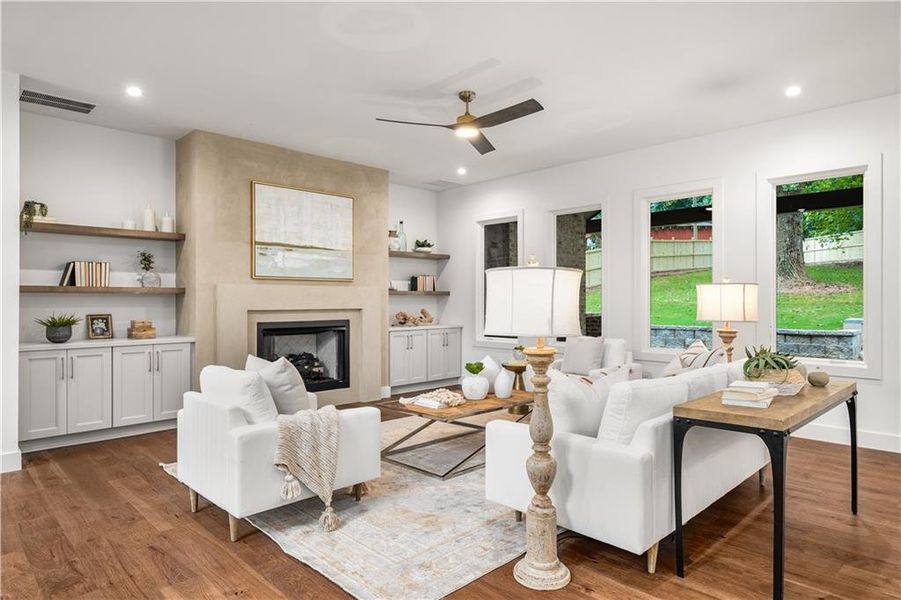 Furnished interior view inside a new home in , Powder Springs (Image 10).