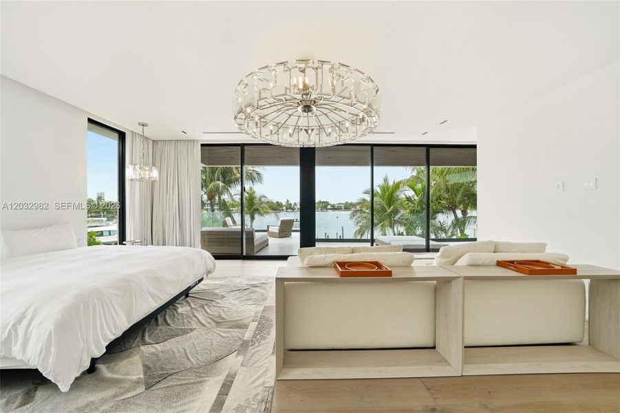 Furnished interior view inside a new home in , Miami Beach (Image 33). Furnished interior view inside a new home in , Miami Beach (Image 33).