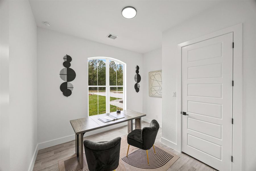 Furnished interior view inside a new home in , Dayton (Image 27).