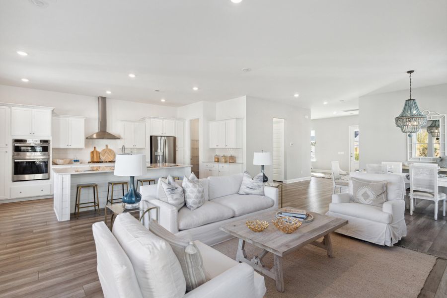 Furnished interior view inside a new home in Sweetgrass at Summers Corner, Summerville (Image 15).