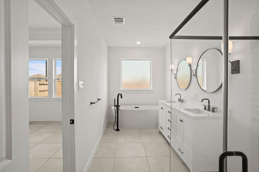 Relaxing primary bath (*Photo not of actual home and used for illustration purposes only.) Relaxing primary bath (*Photo not of actual home and used for illustration purposes only.)