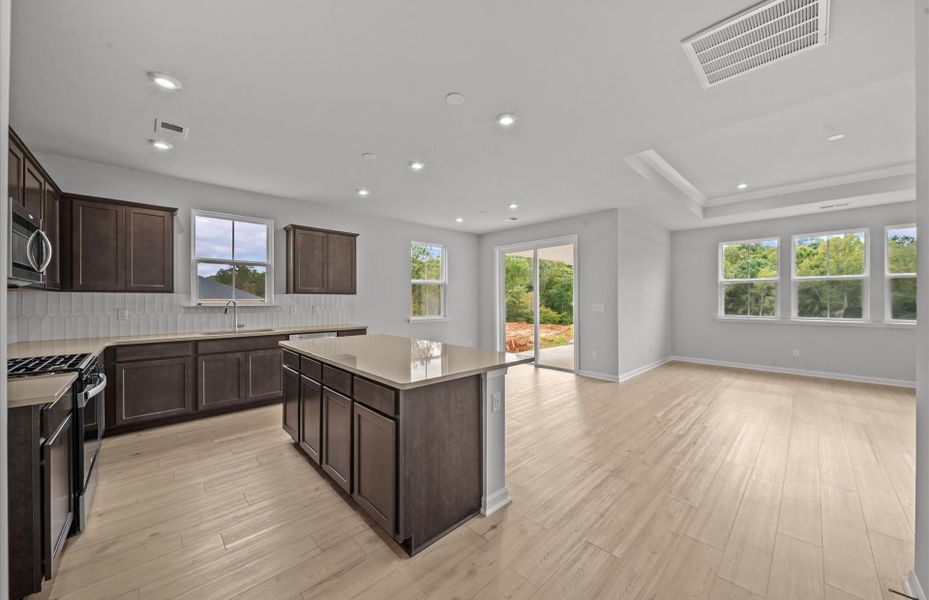Furnished interior view inside a new home in Sweetwater Hills, Moore (Image 7). Furnished interior view inside a new home in Sweetwater Hills, Moore (Image 7).