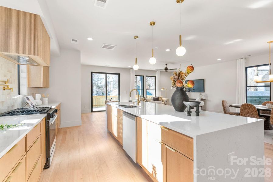 Furnished interior view inside a new home in , Charlotte (Image 12). Furnished interior view inside a new home in , Charlotte (Image 12).