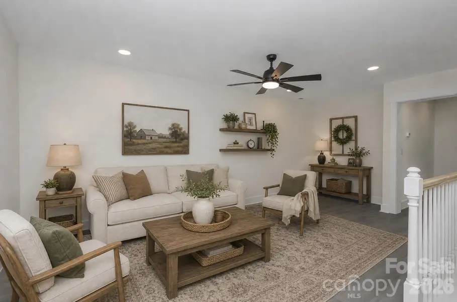Furnished interior view inside a new home in , Kings Mountain (Image 12).