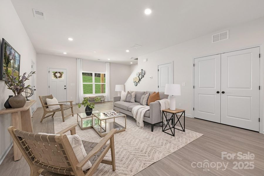 Furnished interior view inside a new home in , Bessemer City (Image 17). Furnished interior view inside a new home in , Bessemer City (Image 17).