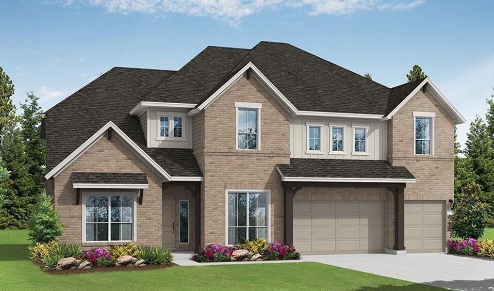 Front elevation (representative rendering)