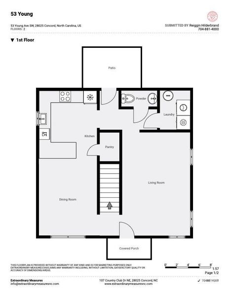 2D floor plan layout of this home in , Concord, NC (Image 3).