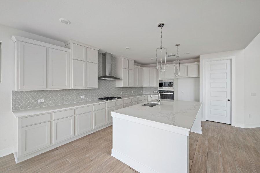 Furnished interior view inside a new home in Flora - 60', Hutto (Image 8).