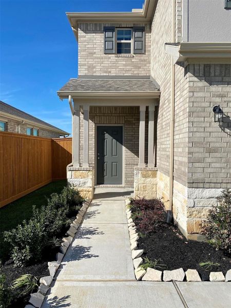 Exterior details and patio area of a home in , Cypress (Image 23).