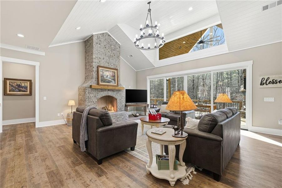 Furnished interior view inside a new home in , Dawsonville (Image 40). Furnished interior view inside a new home in , Dawsonville (Image 40).