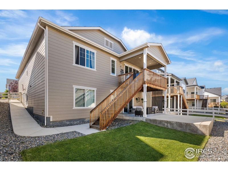 Exterior details and patio area of a home in , Castle Rock (Image 3).