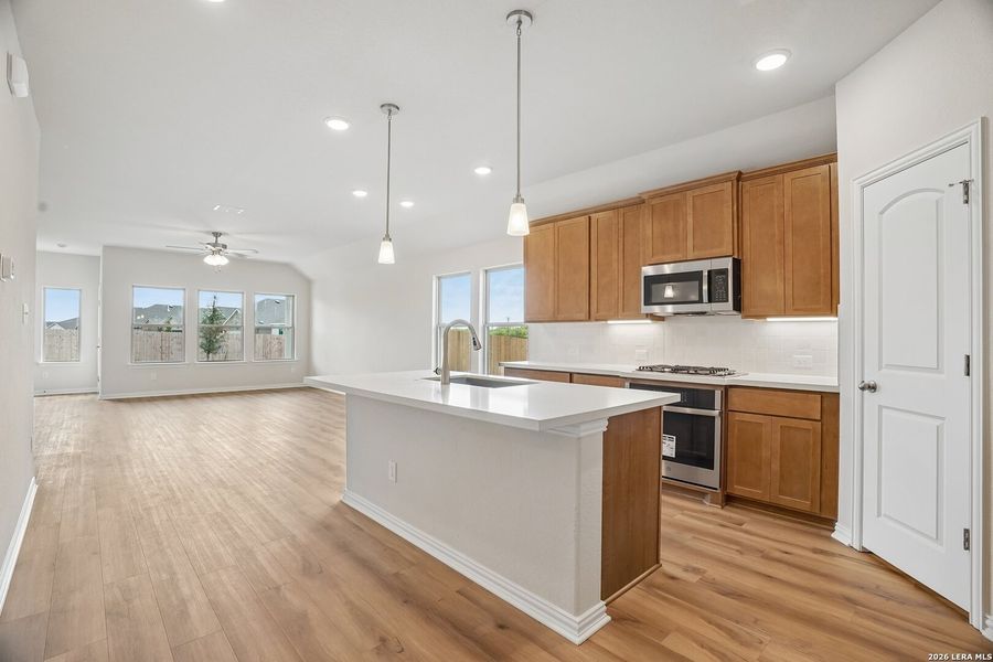 Furnished interior view inside a new home in Prairie Green, Converse (Image 5).