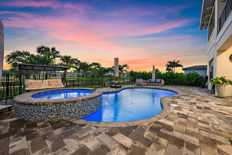 Evening Backyard Views