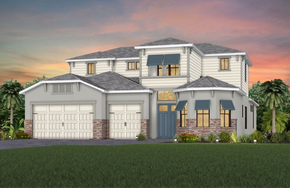 Exterior CO3 with stone Exterior CO3 with stone