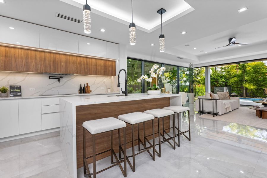Furnished interior view inside a new home in , Fort Lauderdale (Image 29).