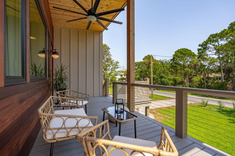 Exterior details and patio area of a home in , Folly Beach (Image 4).