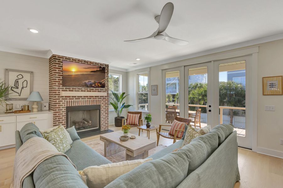 Furnished interior view inside a new home in , Isle Of Palms (Image 5).