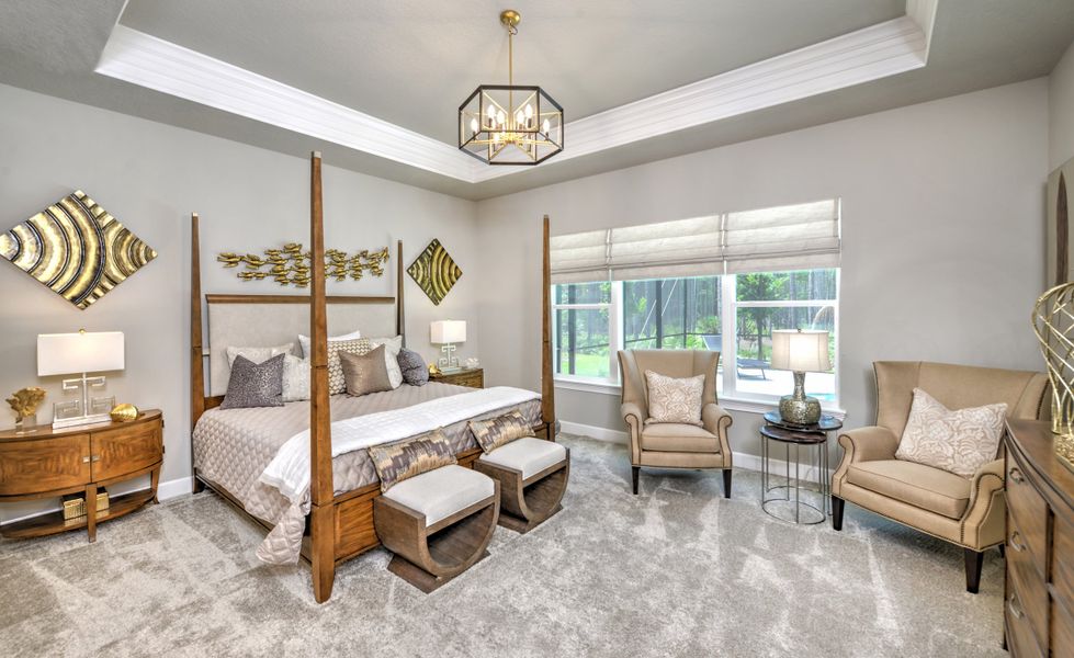 Representative furnished interior of a home built from the Egret VII - Regency Series | 70' Wide Lots by ICI Homes in Courtney Grove, St. Augustine (Image 10).