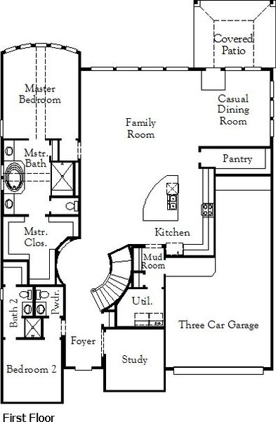 Includes Brick Back, Master Bath Suite Option, Covered Rear Patio w/Brick Columns, 8' Front Door Option (May Change WindowsPer Plan)