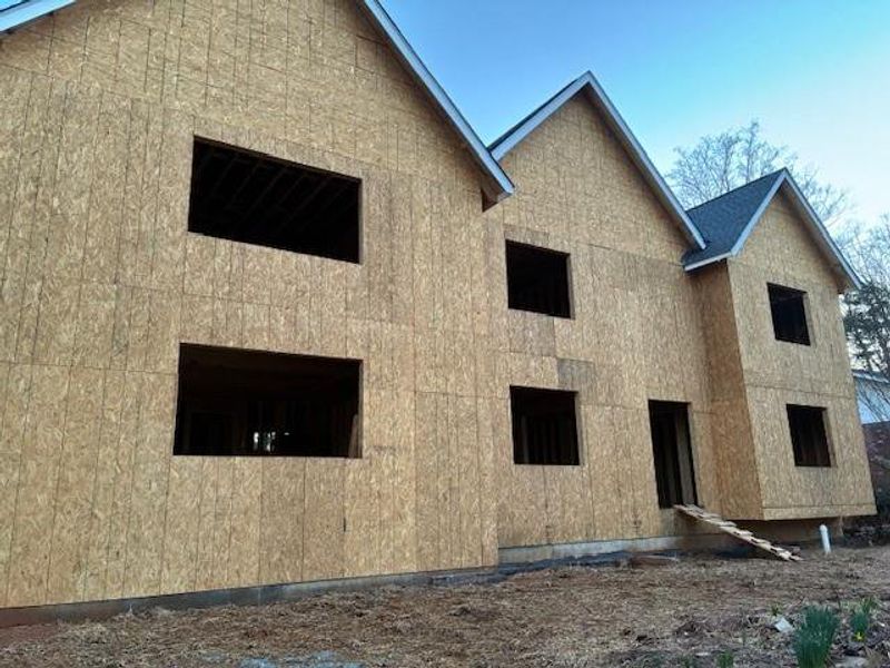 In-progress construction of a new home in , Marietta, GA (Image 6).