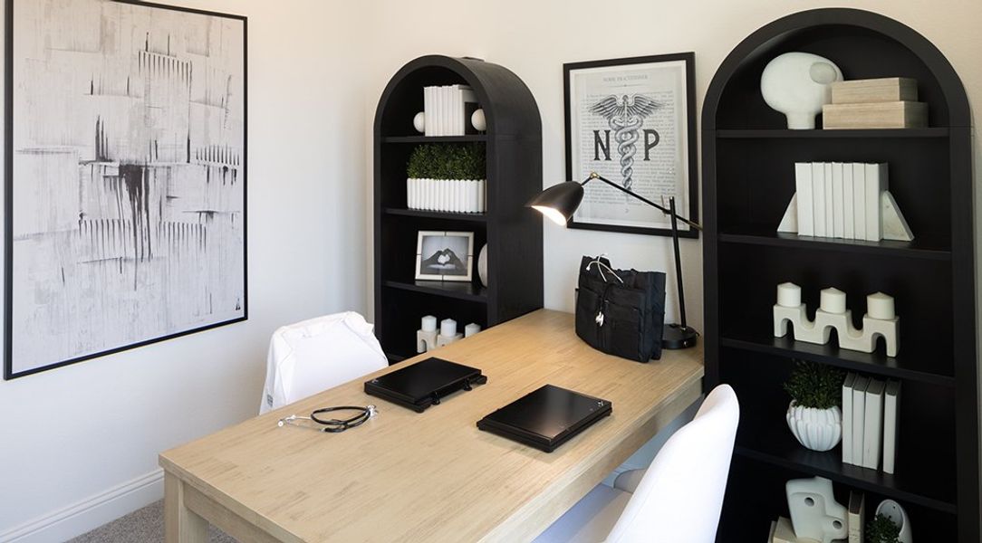 Furnished interior view inside a new home in Madero 50s, Fort Worth (Image 8).
