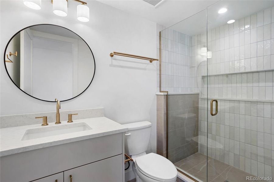 Furnished interior view inside a new home in , Denver (Image 17).