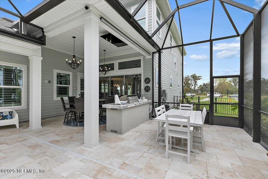 Exterior details and patio area of a home in , Jacksonville (Image 21).