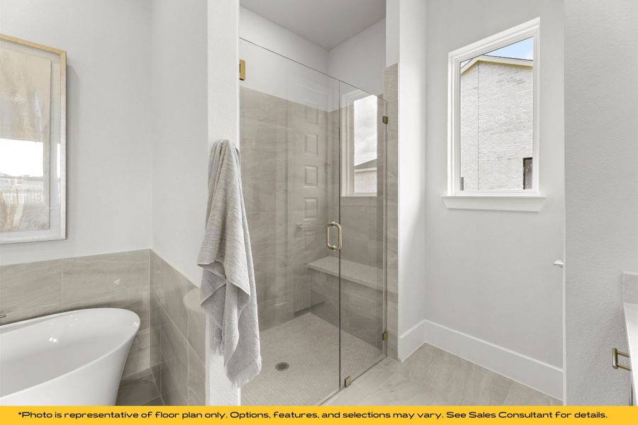 Representative furnished interior of a home built from the St Lucia by Stonefield Homes in Heath Golf and Yacht: Elegante' Series, Heath (Image 18).