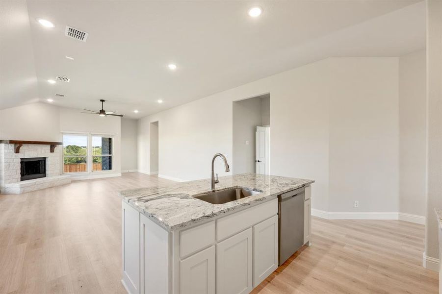Furnished interior view inside a new home in Wildcat Ridge, Godley (Image 8).