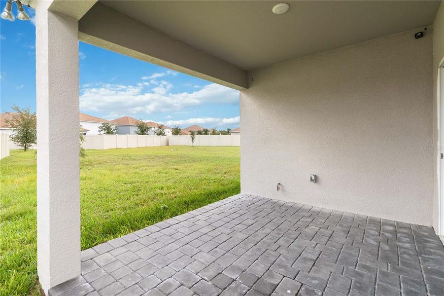 Exterior details and patio area of a home in , Davenport (Image 3). Exterior details and patio area of a home in , Davenport (Image 3).