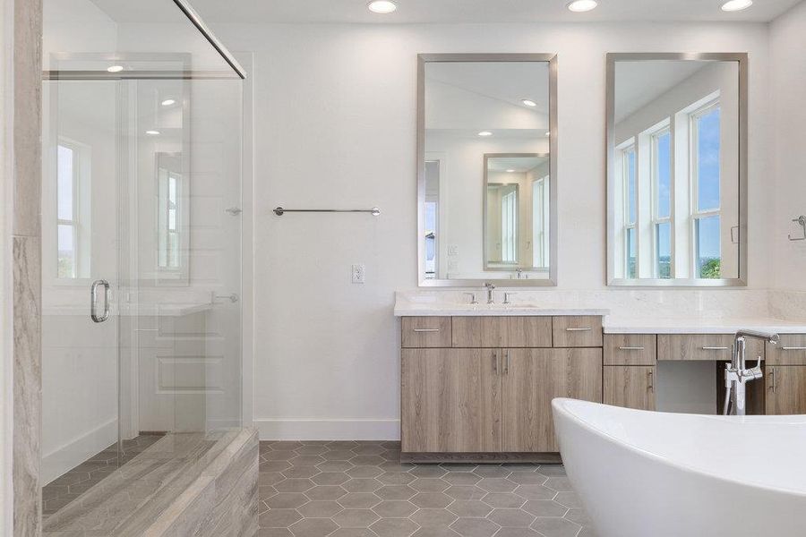 Furnished interior view inside a new home in Agave, Austin (Image 11).