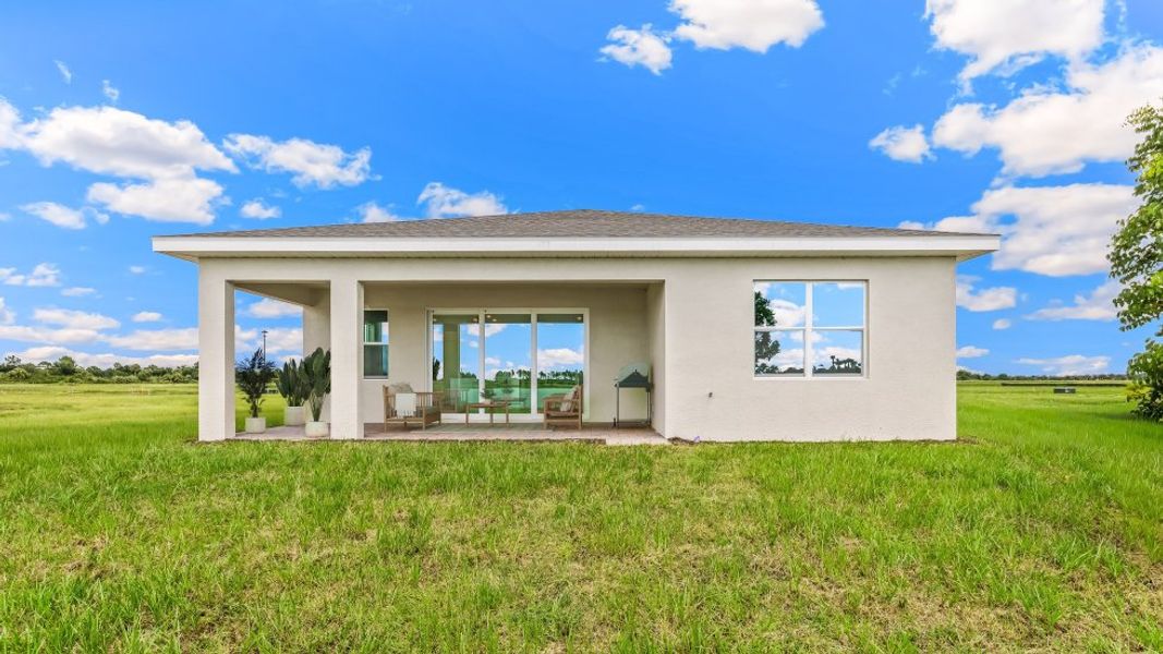 Representative exterior details of a home built from the Shelby by D.R. Horton in Coral Bay - Express & Tradition, North Fort Myers (Image 3).