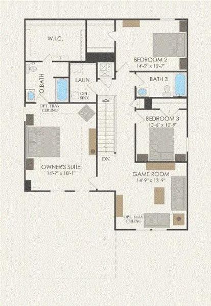 Pulte Homes, Mesilla floor plan