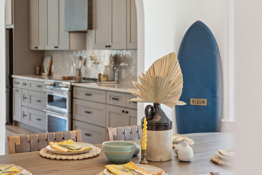 Furnished interior view inside a new home in , Folly Beach (Image 29).