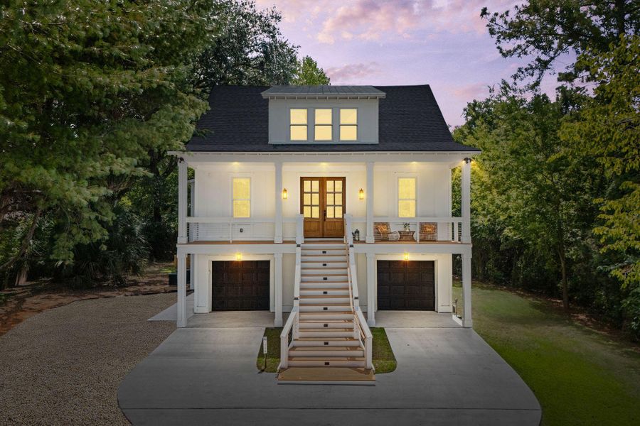 Front exterior of a new home in , Charleston, SC, highlighting curb appeal (Image 32). Front exterior of a new home in , Charleston, SC, highlighting curb appeal (Image 32).