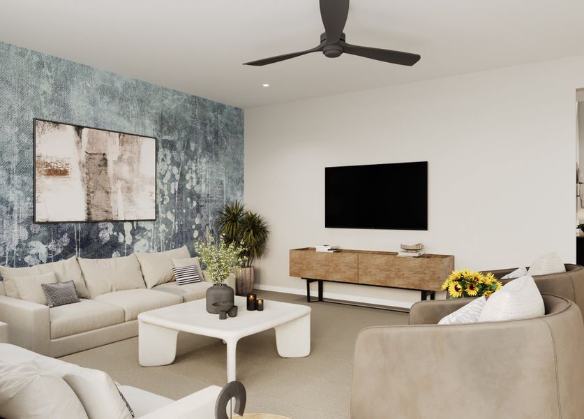 Furnished interior view inside a new home in Montana Vista - Summit: Summit, Buckeye (Image 5).