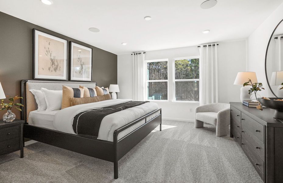 Representative furnished interior of a home built from the Carson by Pulte Homes in Mallard Park, Charlotte (Image 13).